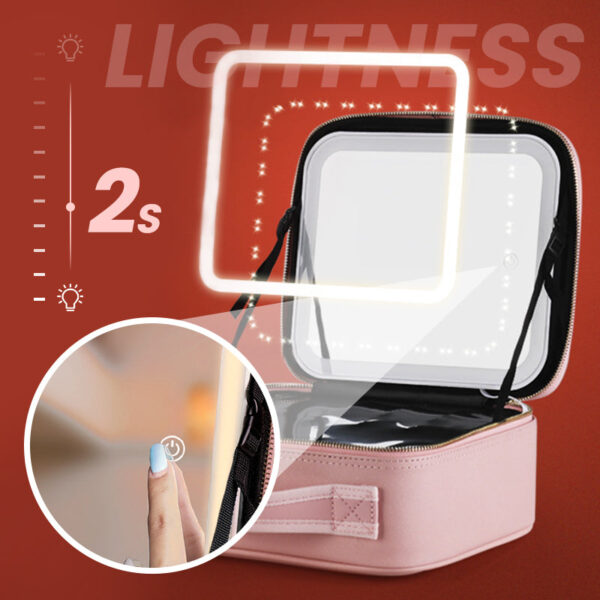 🔥Free Shipping🔥Portable Makeup Bag With LED Mirror